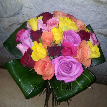Bouquet amb 30 roses